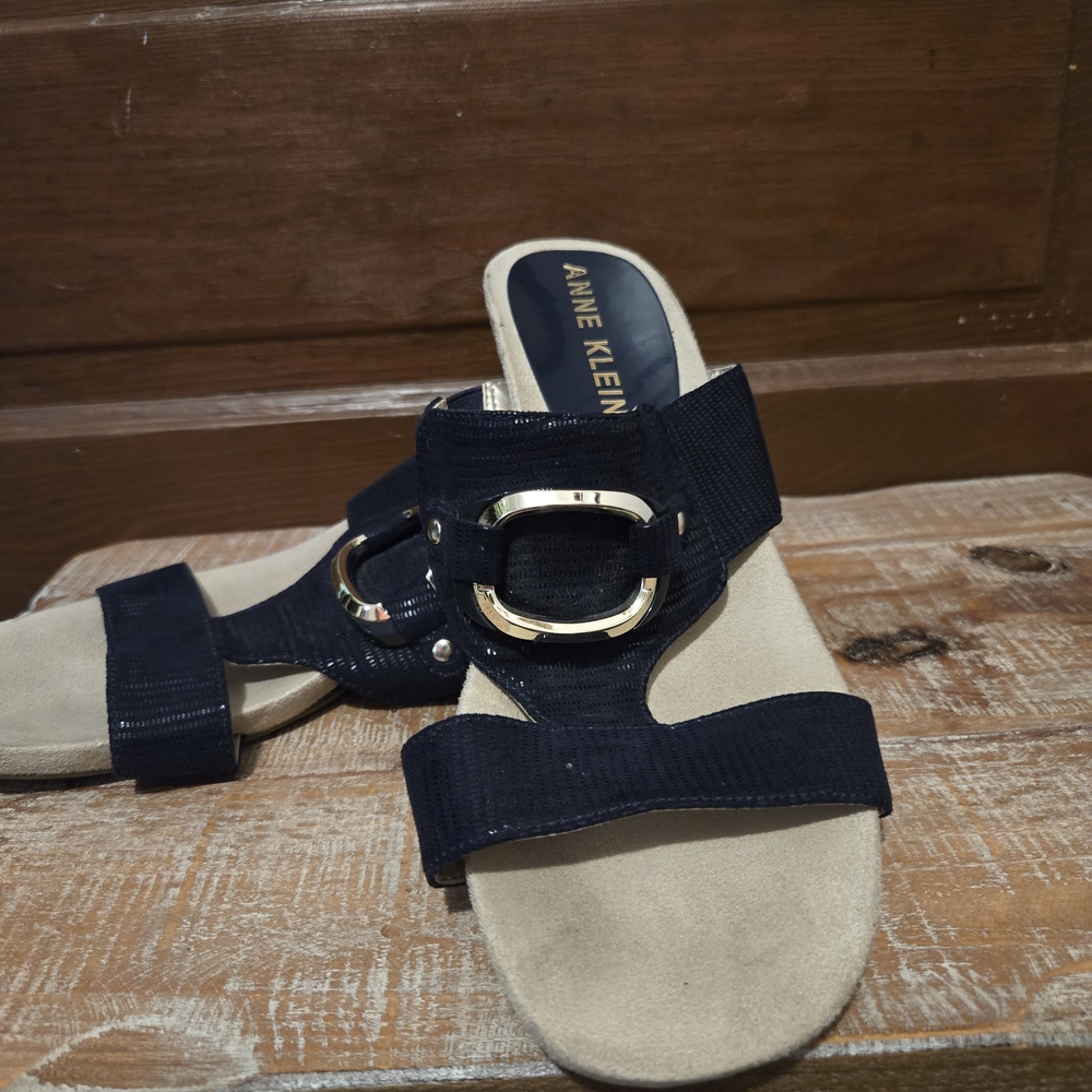 Anne Klein Sandals Sleek Slip-On Style